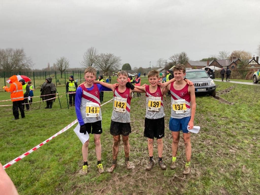MHAC Juniors at the County CrossCountry Championships 2023